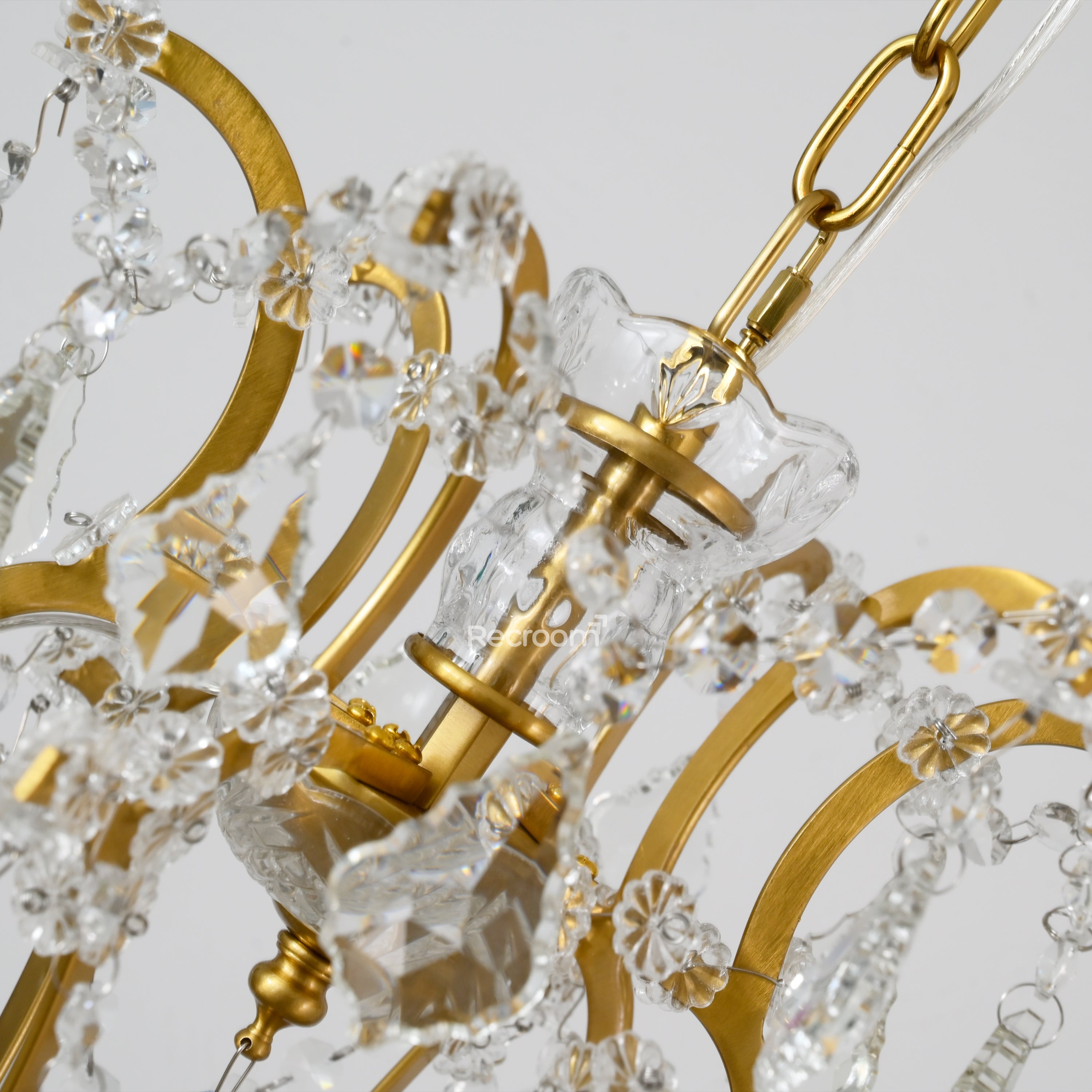 Aethlena Crystal Outdoor Chandelier 18”