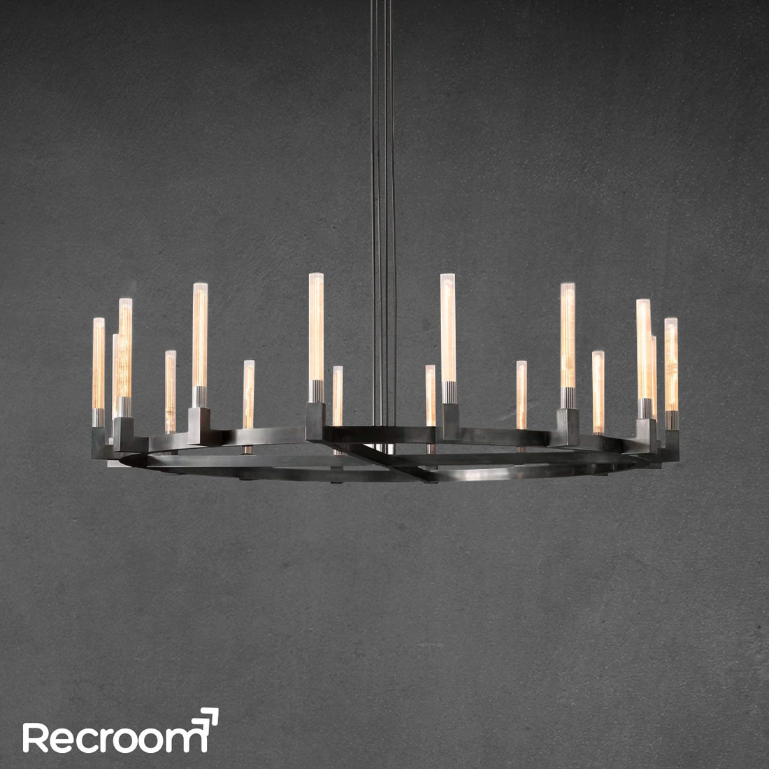 Amorra Cannele Round Chandelier 72"