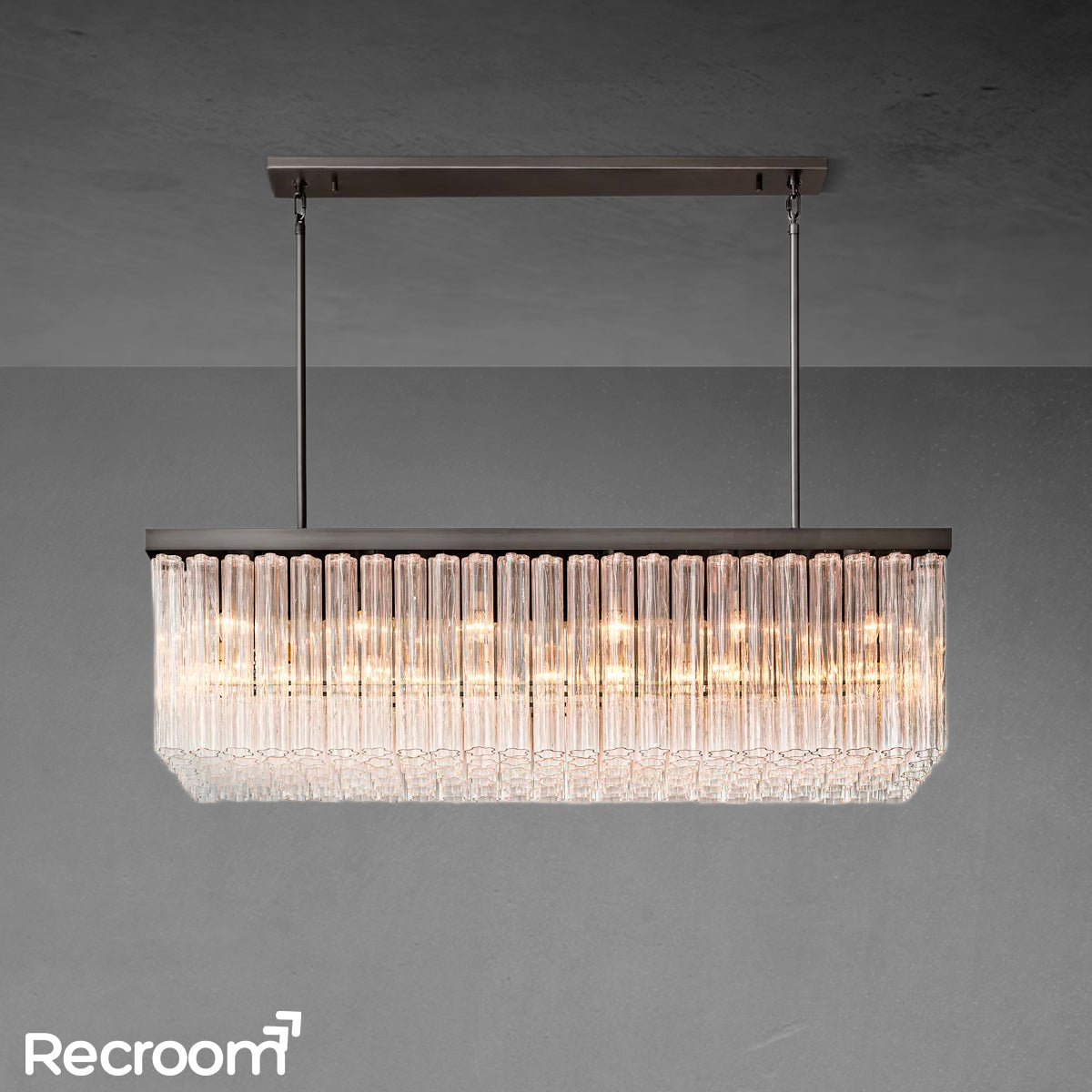 Ancelotti Rectangular  Dining Room Chandelier 73”