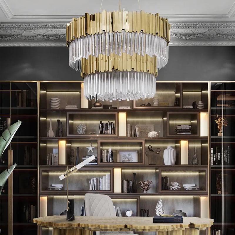 Admirer Decorative 2-tier Round Chandelier