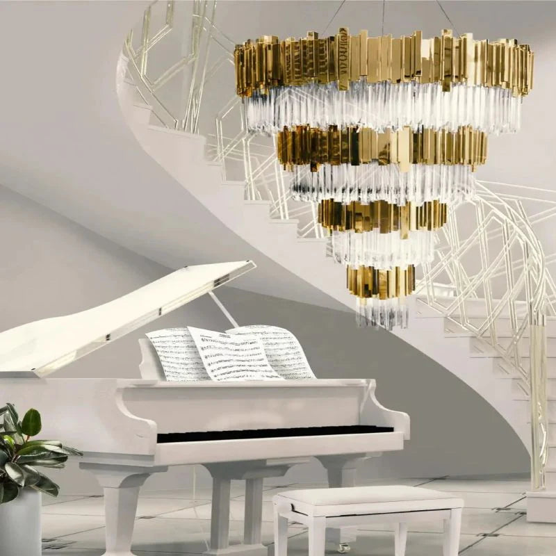 Admirer Decorative 4-tier Round Chandelier