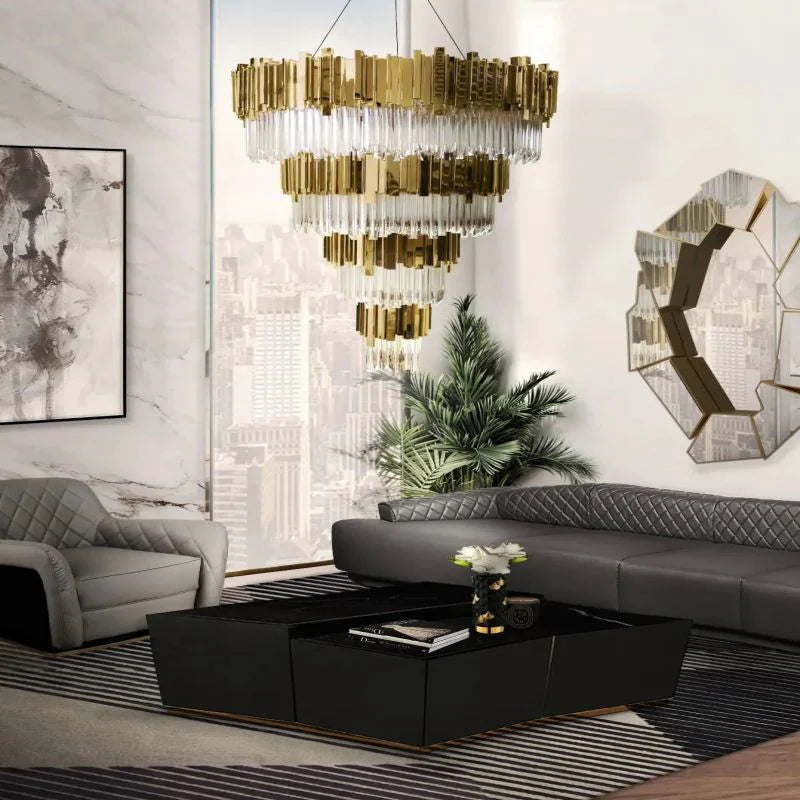 Admirer Decorative 4-tier Round Chandelier