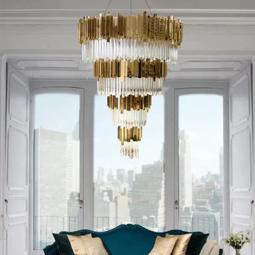 Admirer Decorative 4-tier Round Chandelier