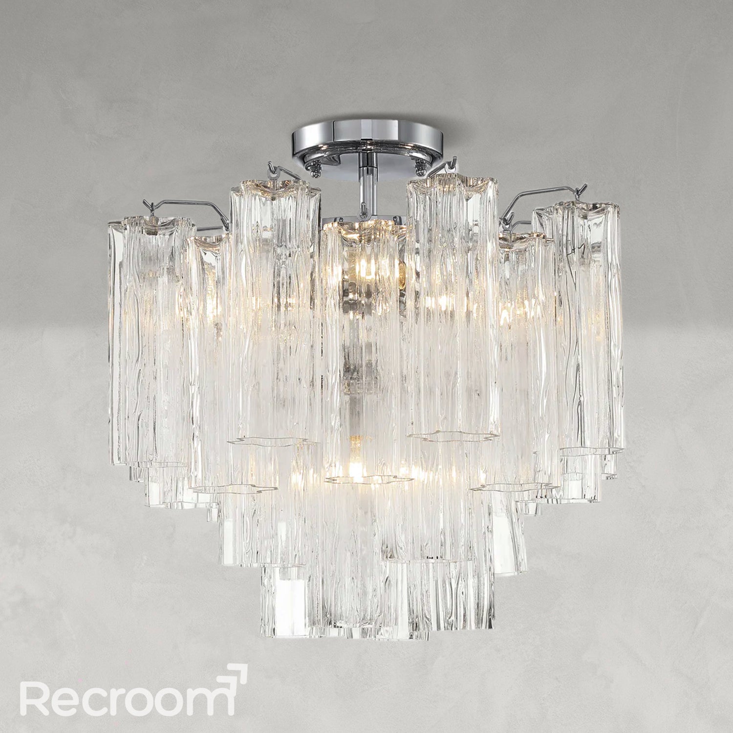 Addis 4 Light Semi Flushmount