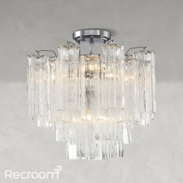 Addis 4 Light Semi Flushmount