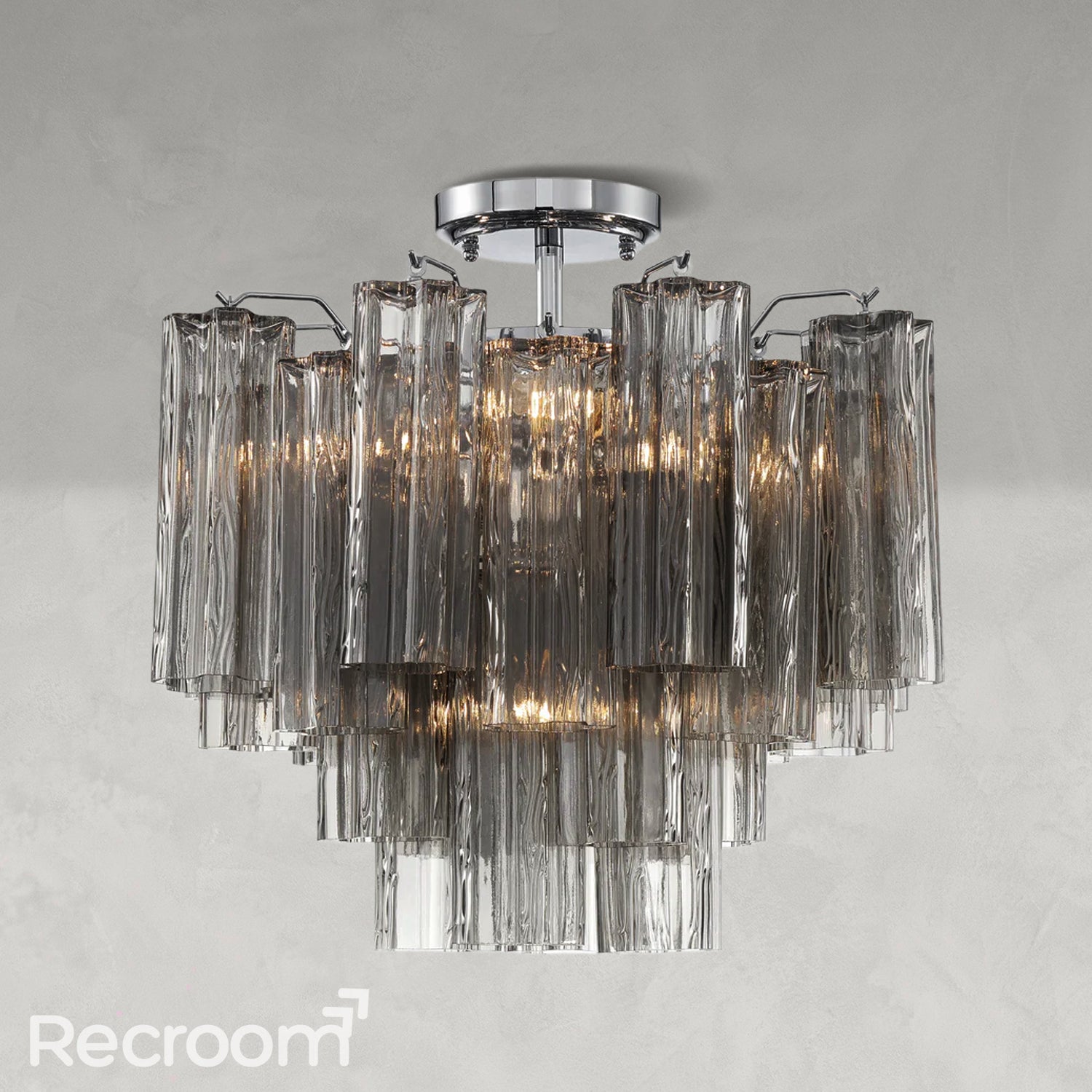 Addis 4 Light Semi Flushmount