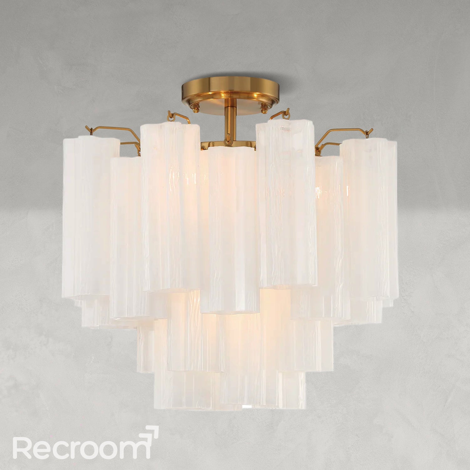 Addis 4 Light Semi Flushmount