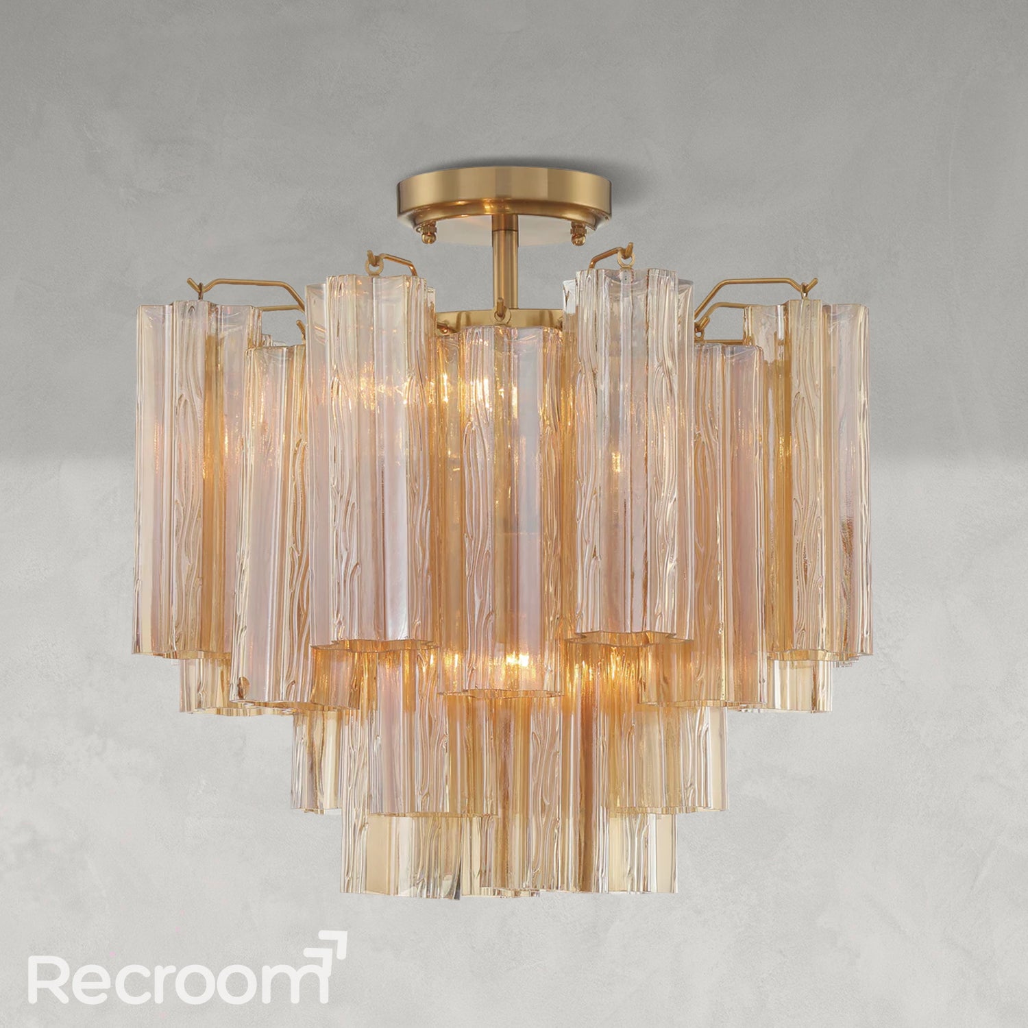 Addis 4 Light Semi Flushmount