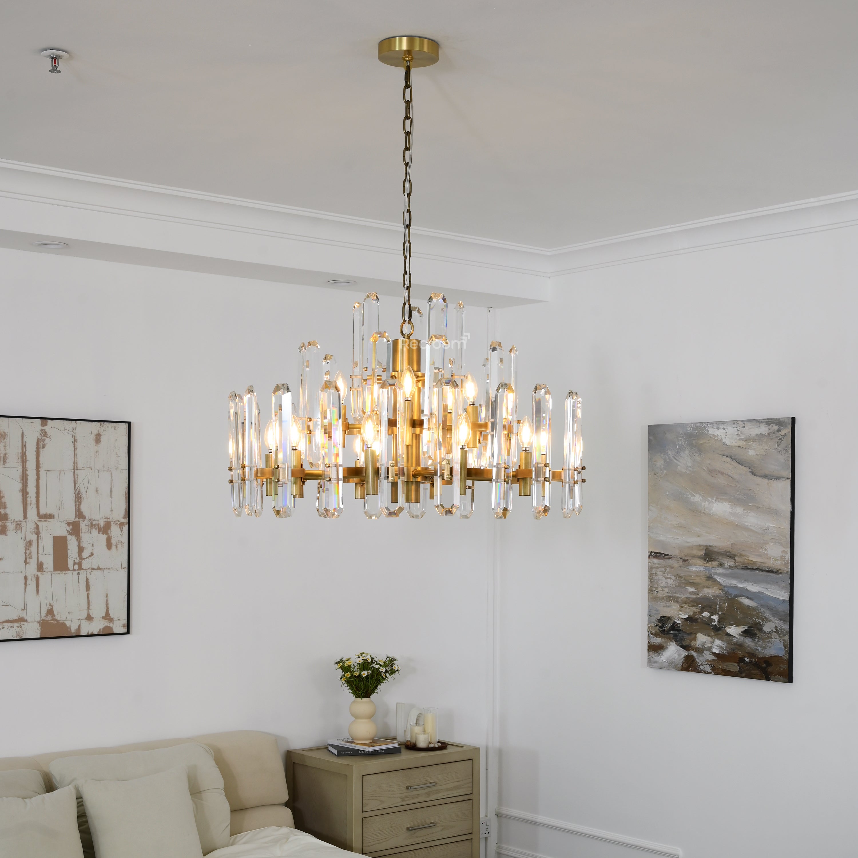 Abigail Round Chandelier 36"